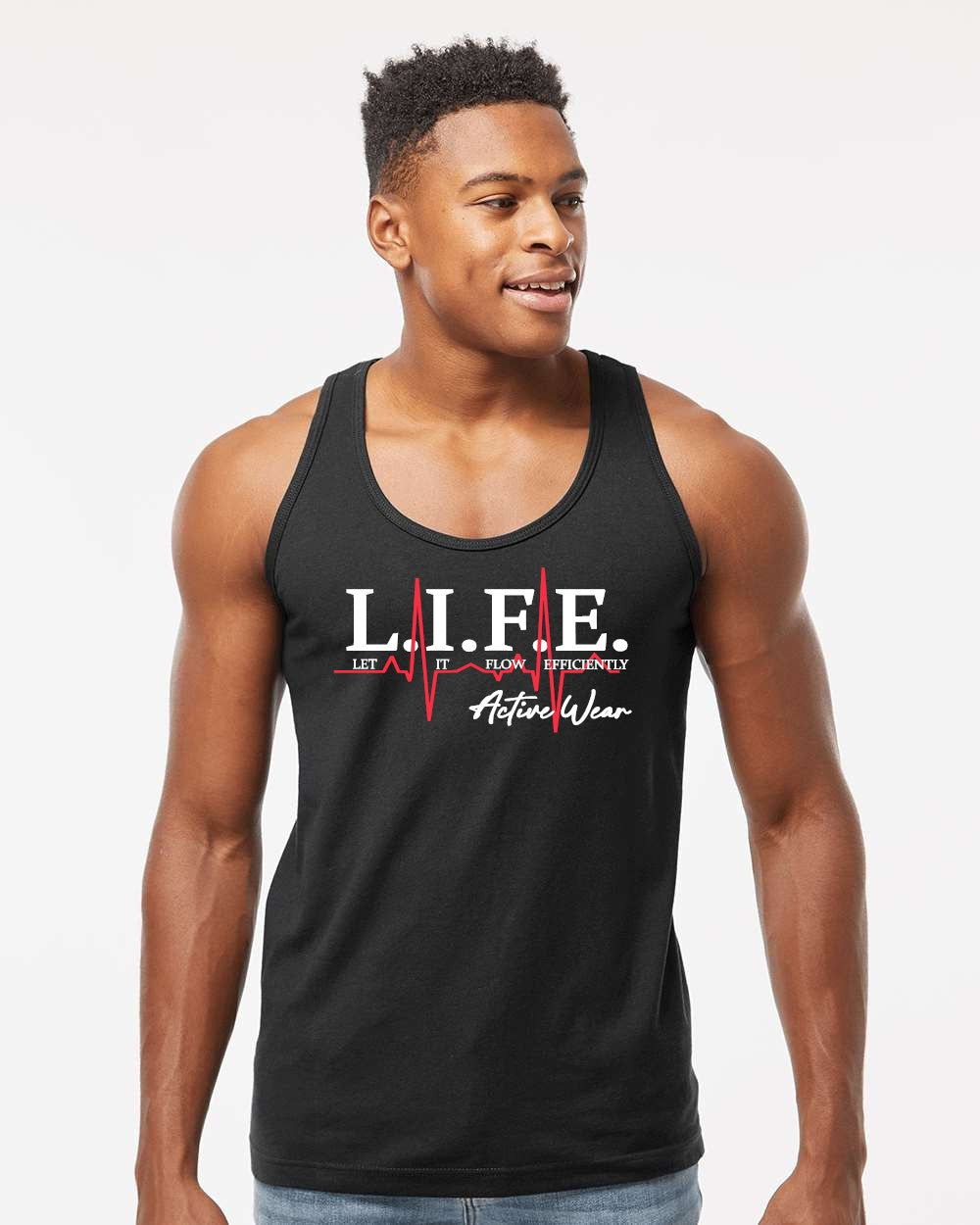 L.I.F.E Let It Flow Efficiently Brand Tank